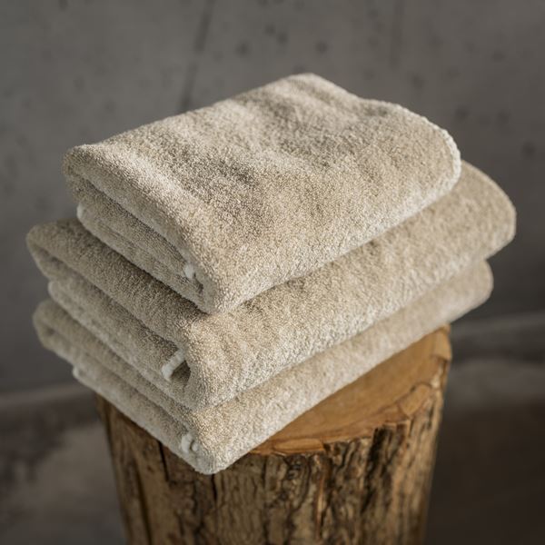 Lino Towels - Ecru